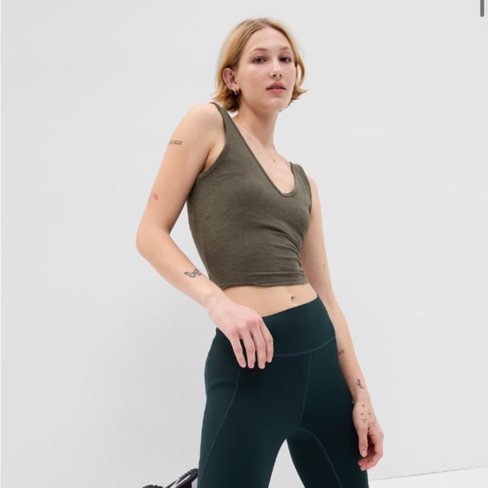 GAP Brushed Jersey Brami Camisole Shelf Bra Tank